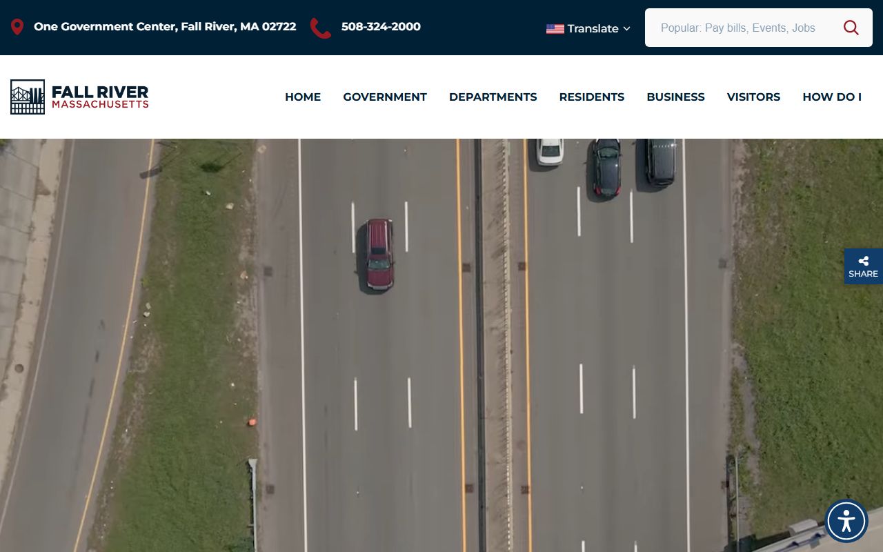 Fall River official website for marriage license information in Bristol County