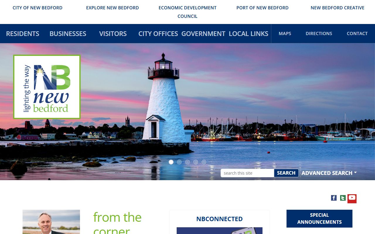 New Bedford city website for marriage license information in Bristol County